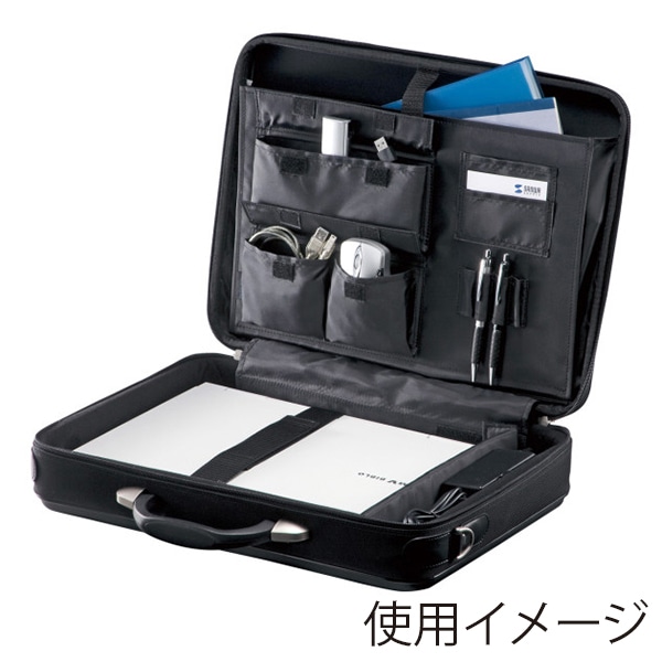 サンワサプライ セミハードPCケース BAG-EVA7BKN 1個(ご注文単位1個)【直送品】