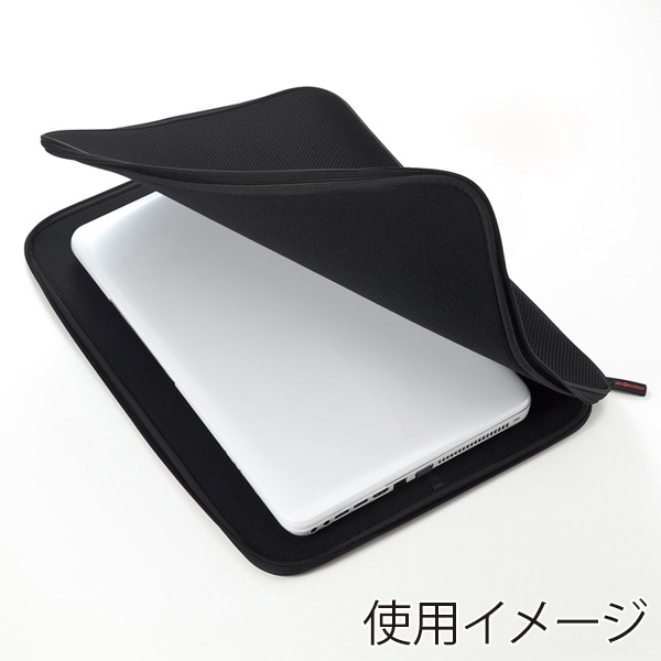 サンワサプライ 低反発3Dメッシュケース 15.6インチ IN-SG15BK 1個（ご注文単位1個）【直送品】