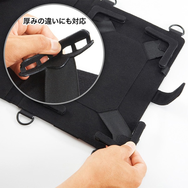 サンワサプライ 10.1型タブレットPCケース スタンド機能付き PDA-TAB4ST 1個（ご注文単位1個）【直送品】