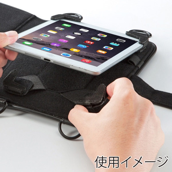 サンワサプライ 7～8インチタブレットPCケース 耐衝撃タイプ PDA-TAB9SG 1個（ご注文単位1個）【直送品】