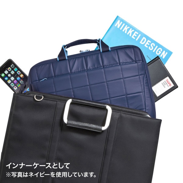 サンワサプライ 衝撃吸収PCケース 15.6型ワイド BAG-P20BK2 1個(ご注文単位1個)【直送品】