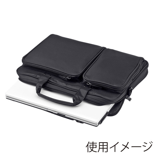 サンワサプライ 衝撃吸収PCケース 13.3型ワイド BAG-P23BK 1個（ご注文単位1個）【直送品】