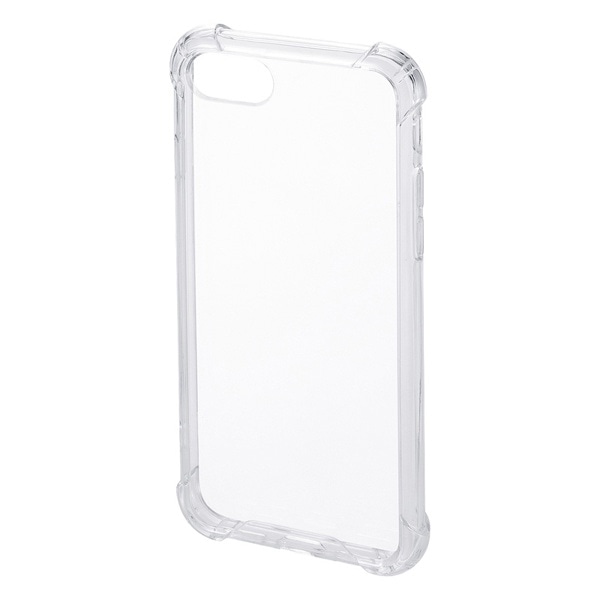 サンワサプライ iPhone8／7／SE3／SE2用耐衝撃ケース クリア PDA-IPH013CL 1個（ご注文単位1個）【直送品】