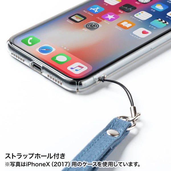 サンワサプライ iPhone8／7／SE3／SE2用クリアケース PDA-IPH014CL 1個（ご注文単位1個）【直送品】