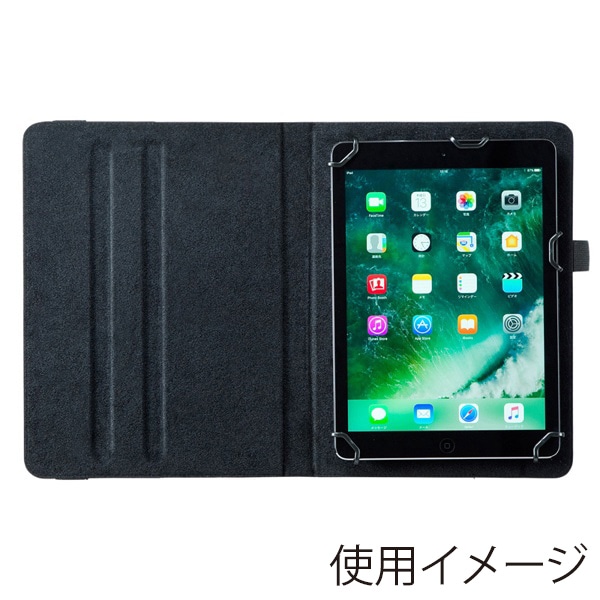 サンワサプライ タブレットPC マルチサイズケース 10.1インチ ブラック PDA-TABPR10BK 1個（ご注文単位1個）【直送品】