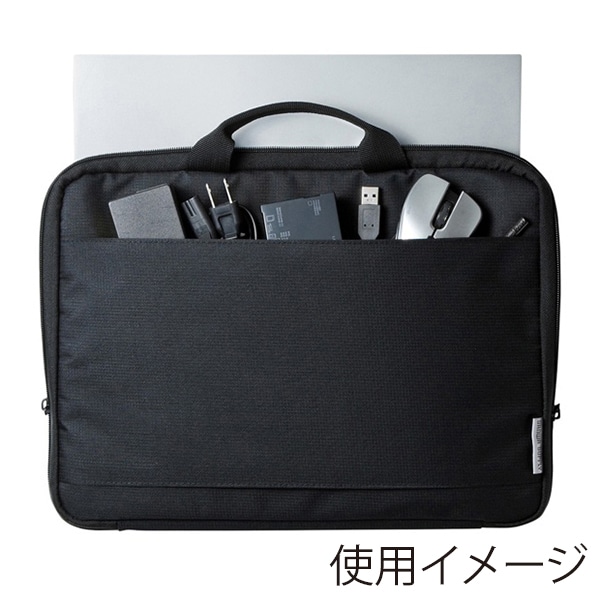 サンワサプライ 取っ手付きPCインナーケース 13.3型ワイド対応 IN-GH13BK 1個（ご注文単位1個）【直送品】