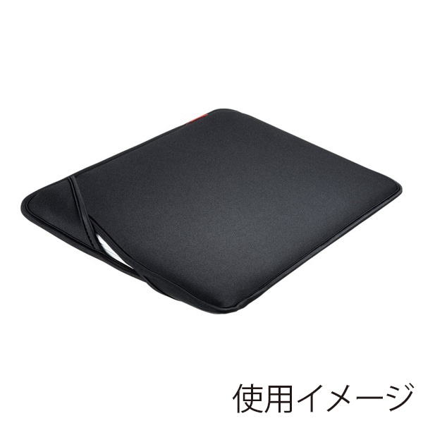 サンワサプライ PCプロテクトスーツ 15.6インチワイド IN-WETSL15BK 1個（ご注文単位1個）【直送品】