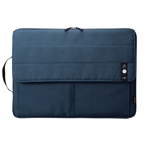 サンワサプライ カジュアルPCインナーケース 15.6型ワイド ネイビー IN-CA15NV 1個（ご注文単位1個）【直送品】