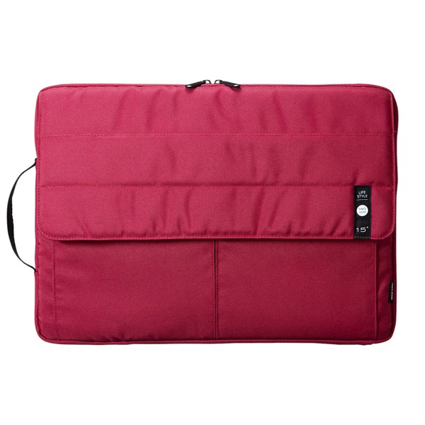 サンワサプライ カジュアルPCインナーケース 15.6型ワイド レッド IN-CA15R 1個（ご注文単位1個）【直送品】