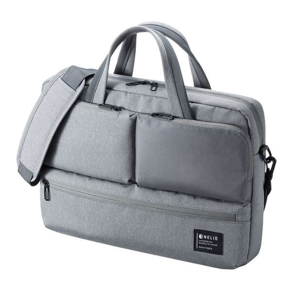 サンワサプライ カジュアルPCバッグ BAG-CA10GY 1個（ご注文単位1個）【直送品】