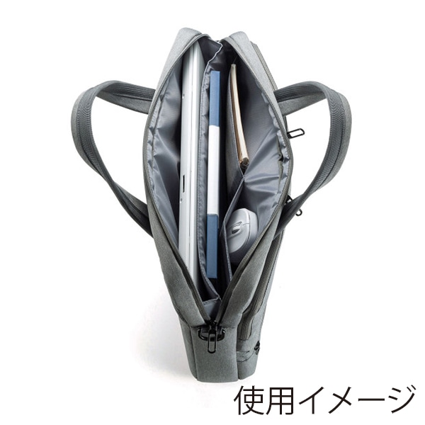 サンワサプライ カジュアルPCバッグ BAG-CA10GY 1個(ご注文単位1個)【直送品】