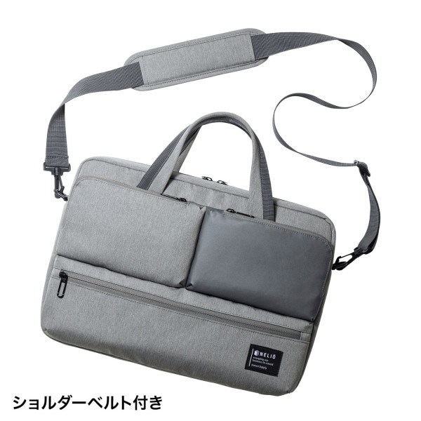 サンワサプライ カジュアルPCバッグ BAG-CA10GY 1個(ご注文単位1個)【直送品】