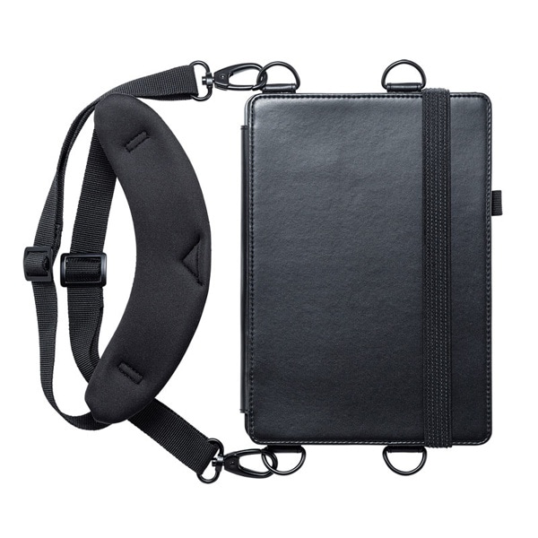 サンワサプライ iPad 10.2インチ ショルダーベルトケース スタンド機能付き PDA-IPAD1612BK 1個（ご注文単位1個）【直送品】