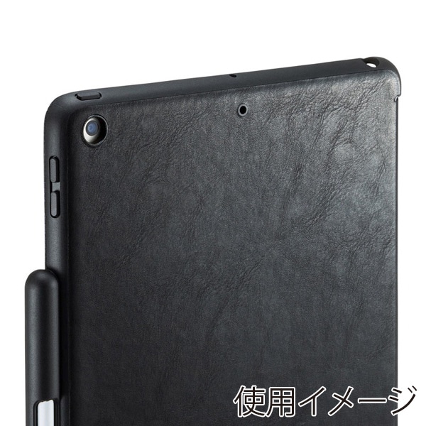 サンワサプライ iPad 10.2インチケース Apple Pencil収納ポケット付き PDA-IPAD1614BK 1個（ご注文単位1個）【直送品】
