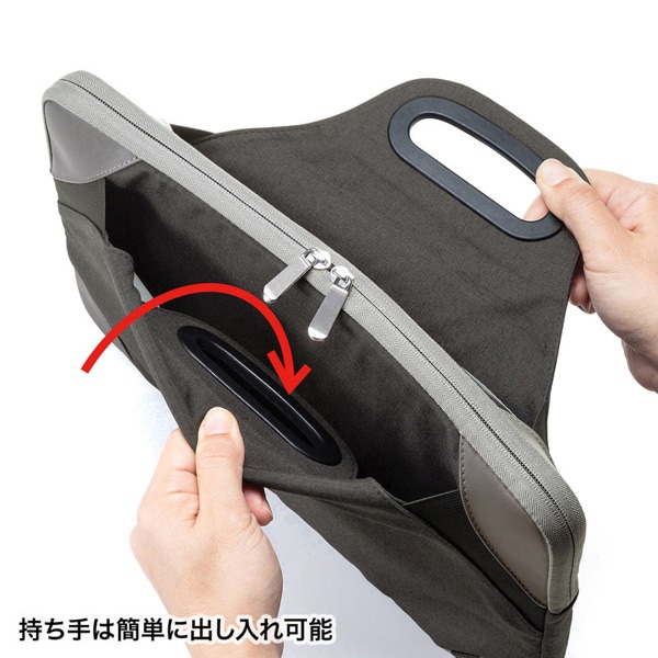 サンワサプライ 衝撃吸収PCケース 13.3型ワイド IN-MF13BK 1個（ご注文単位1個）【直送品】