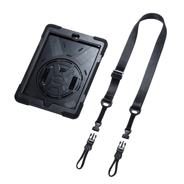 サンワサプライ iPad 10.2インチ 耐衝撃ケース PDA-IPAD1617BK 1個（ご注文単位1個）【直送品】