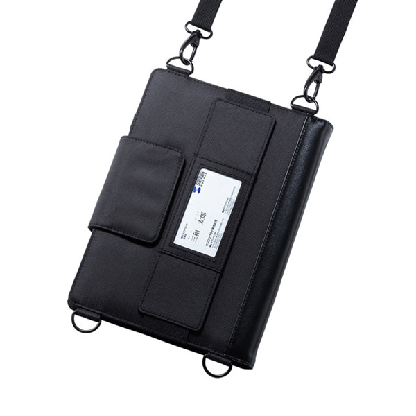 サンワサプライ 10.1型タブレットPCケース ショルダーベルト付き 背面カメラ対応 PDA-TAB4N 1個(ご注文単位1個)【直送品】