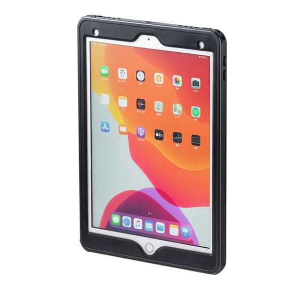 サンワサプライ iPad 10.2インチ 耐衝撃防水ケース PDA-IPAD1616 1個（ご注文単位1個）【直送品】
