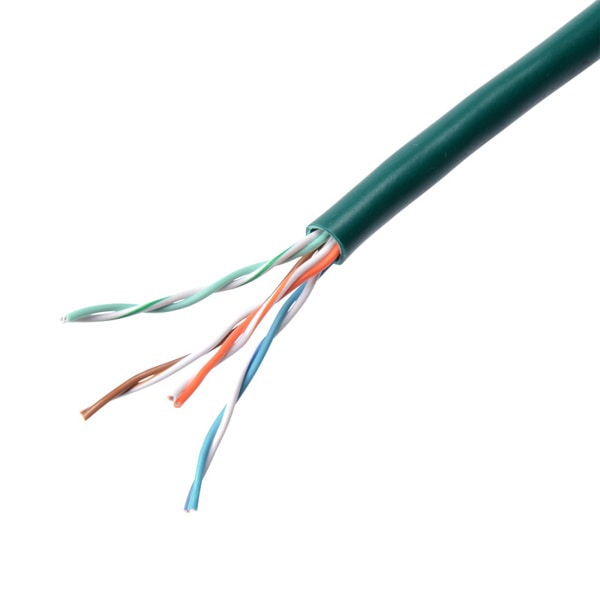 サンワサプライ UTP単線ケーブルのみ カテゴリ5e 100m グリーン KB-T5-CB100GN 1個（ご注文単位1個）【直送品】