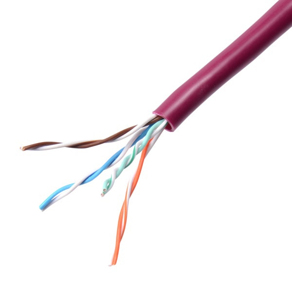 サンワサプライ UTP単線ケーブルのみ カテゴリ5e 300m レッド KB-T5-CB300RN 1個（ご注文単位1個）【直送品】