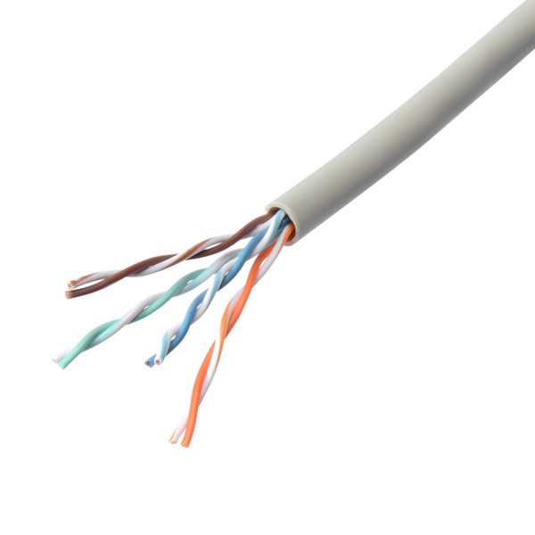 サンワサプライ UTPより線LANケーブル カテゴリ5e ケーブルのみ ライトグレー 300m KB-T5Y-CB300N 1個（ご注文単位1個）【直送品】