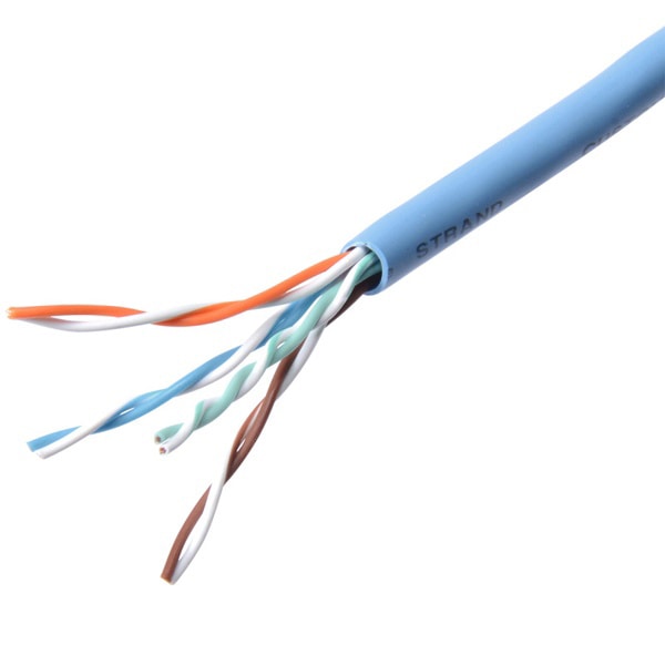 サンワサプライ UTPより線LANケーブル カテゴリ5e ケーブルのみ ライトブルー 300m KB-T5Y-CB300LBN 1個（ご注文単位1個）【直送品】