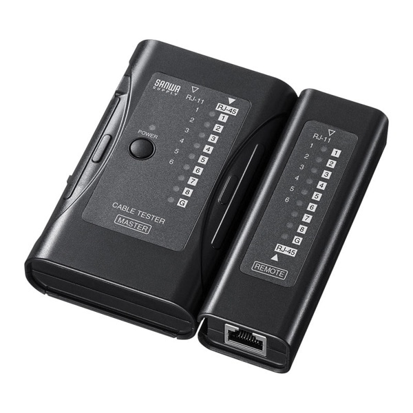 サンワサプライ LANケーブルテスター LAN-TST6 1個（ご注文単位1個）【直送品】