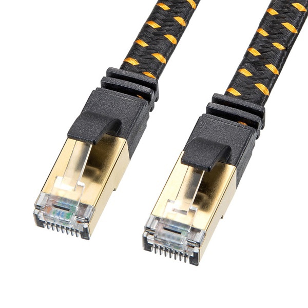 サンワサプライ メッシュフラットLANケーブル カテゴリ8 1m ブラック KB-T8MEFL-01BK 1個（ご注文単位1個）【直送品】