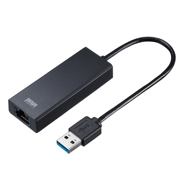 サンワサプライ USB3.2／LAN 変換アダプタ 2.5Gbps対応 ブラック USB-CVLAN5BK 1個（ご注文単位1個）【直送品】