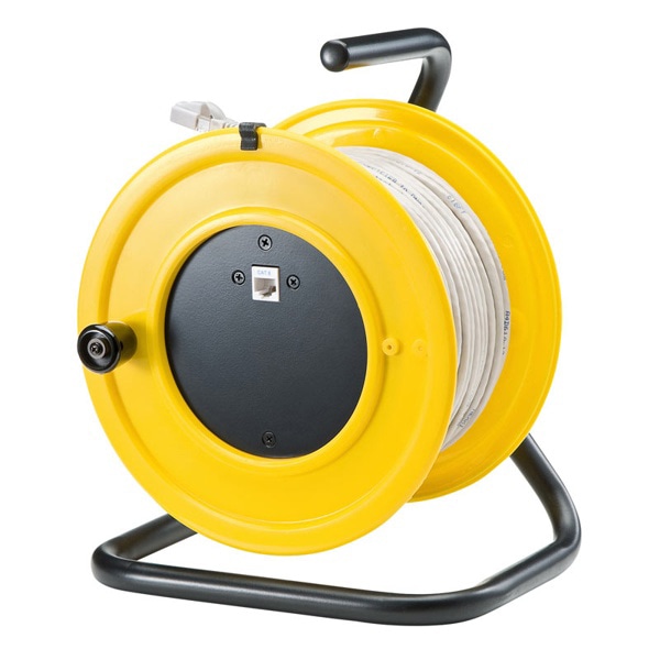 サンワサプライ 巻取り延長LANケーブル カテゴリ6 30m KB-MKE14N 1個（ご注文単位1個）【直送品】