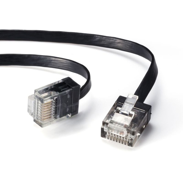 サンワサプライ 自動巻取りLANケーブル カテゴリ5e 1.2m KB-MK15BKN 1個(ご注文単位1個)【直送品】