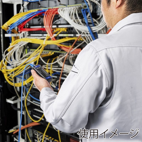 サンワサプライ LANケーブルテスター LAN-TST7 1個（ご注文単位1個）【直送品】