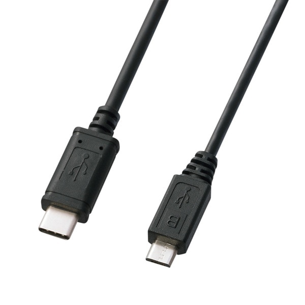 サンワサプライ USB2.0 TypeC-microBケーブル 1m KU-CMCBP310 1個（ご注文単位1個）【直送品】