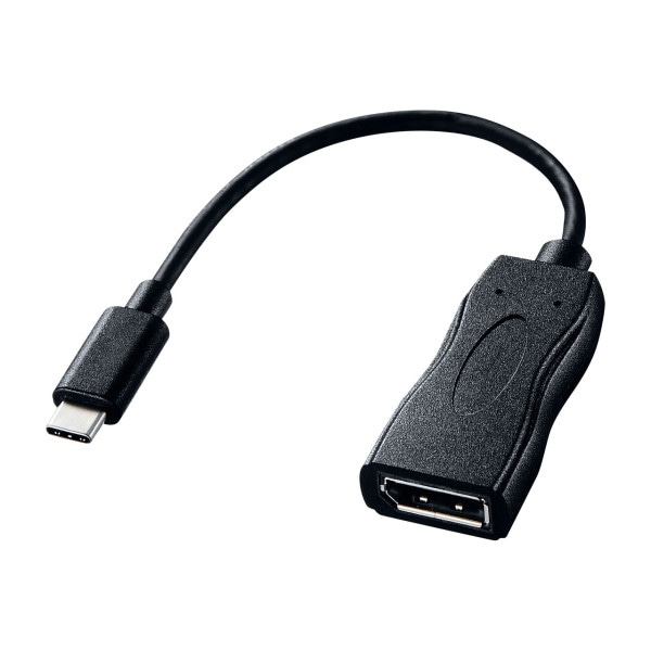 サンワサプライ 変換アダプタ USBTypeC-DisplayPort AD-ALCDP01 1個（ご注文単位1個）【直送品】