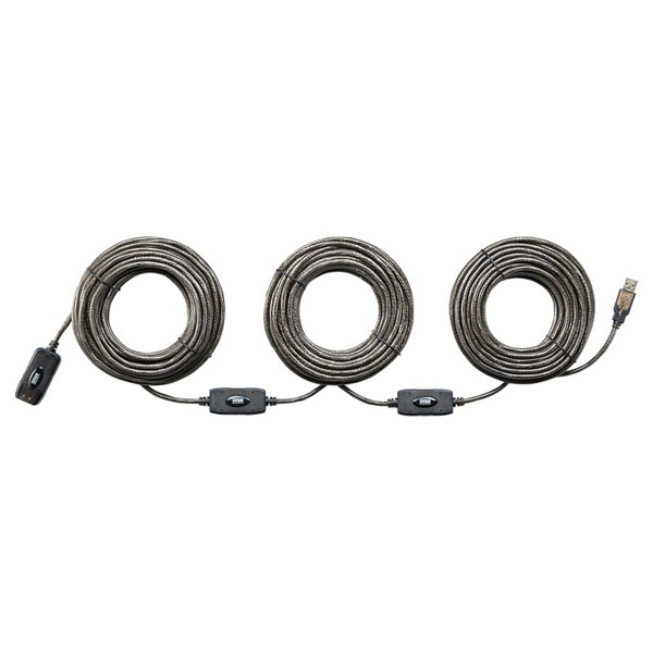 サンワサプライ USBアクティブリピーターケーブル 30m延長 KB-USB-R230 1個（ご注文単位1個）【直送品】