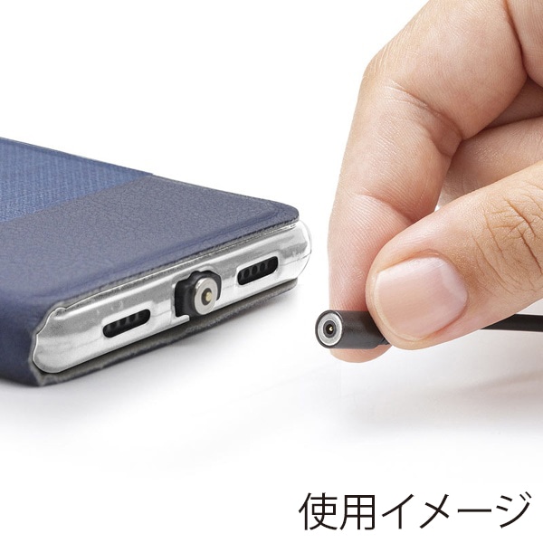 サンワサプライ USB TypeCケーブル マグネット脱着式 1m KU-CMGCA1 1個（ご注文単位1個）【直送品】