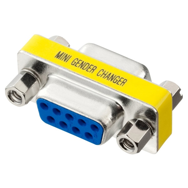 サンワサプライ ジェンダーチェンジャー D-sub9pinコネクタメスメス AD9S-FFK 1個（ご注文単位1個）【直送品】