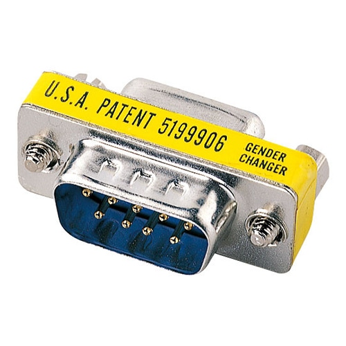 サンワサプライ ジェンダーチェンジャー D-sub9pinコネクタオスメス AD9S-MFK 1個（ご注文単位1個）【直送品】