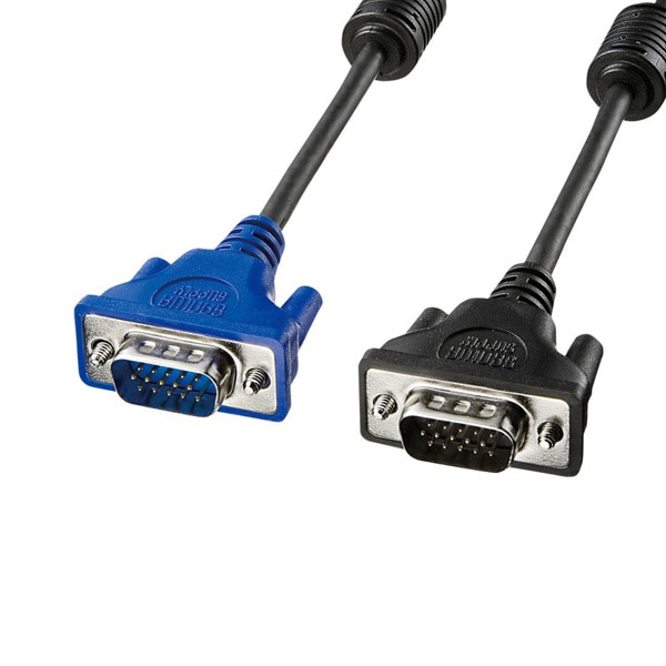 サンワサプライ ディスプレイケーブル アナログRGB 1m KC-VMH1K 1個（ご注文単位1個）【直送品】