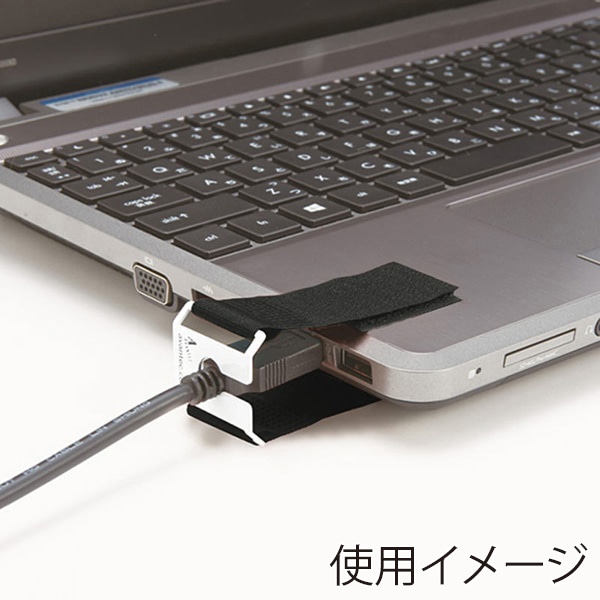 サンワサプライ I／Oロックベルト USBプラグ対応 CA-NB002 1個（ご注文単位1個）【直送品】