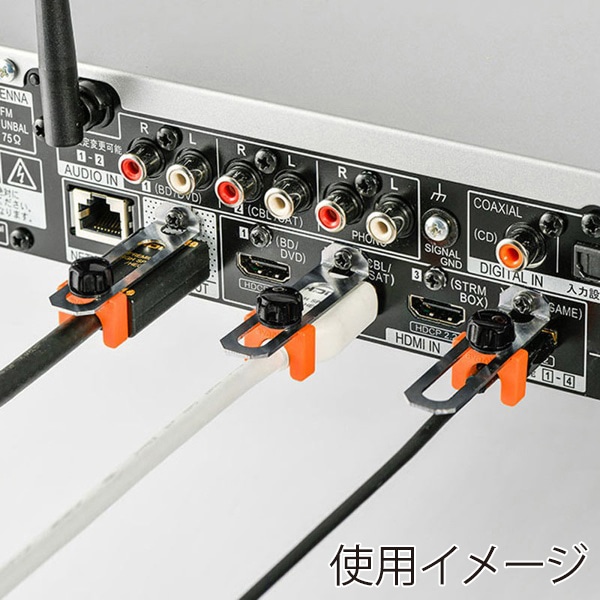 サンワサプライ I/Oロック HDMI-WIDE AVレシーバー用HDMIプラグ対応 CA-NB007 1個(ご注文単位1個)【直送品】