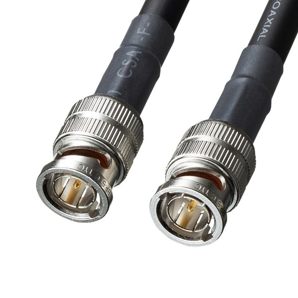 サンワサプライ SDIケーブル HD-SDI／3G-SDI対応 20m ブラック KM-SDI20 1個（ご注文単位1個）【直送品】