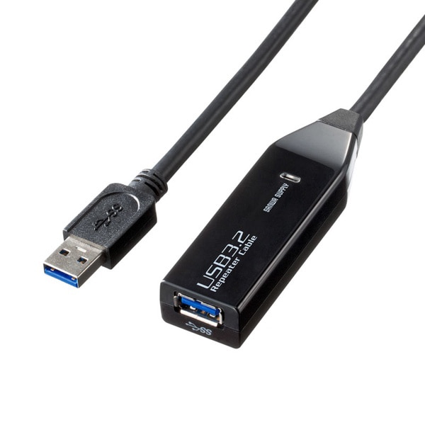 サンワサプライ アクティブリピーターケーブル USB3.2 3m延長 KB-USB-R303N 1個（ご注文単位1個）【直送品】