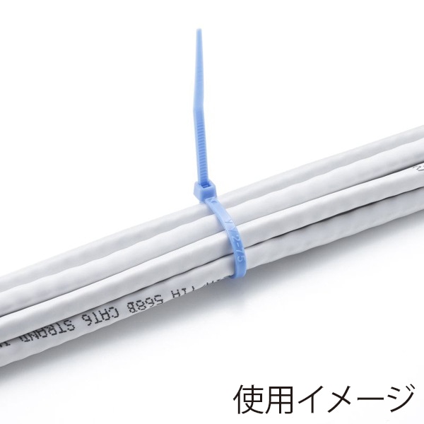 サンワサプライ ケーブルタイ 101mm 5色×各10本入 CA-612N 1個（ご注文単位1個）【直送品】