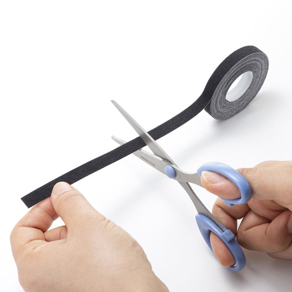 サンワサプライ マジックバンド 面ファスナー 10mm×3m ブラック CA-MF6BKN 1個(ご注文単位1個)【直送品】