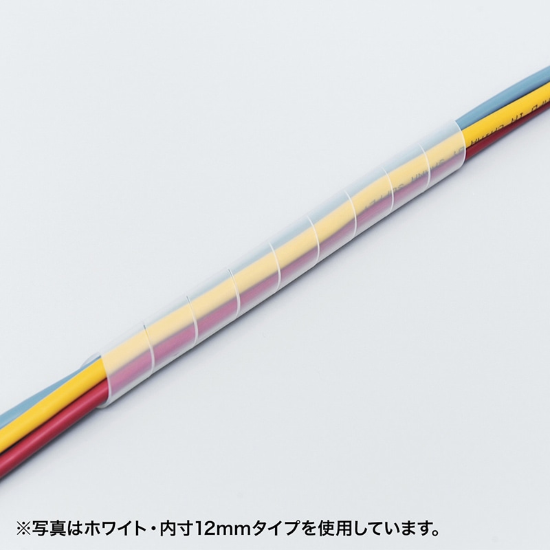 サンワサプライ ケーブルタイ　スパイラル　2m巻き 内寸直径6mm　ブラック CA-SP6BKN2 1個（ご注文単位1個）【直送品】