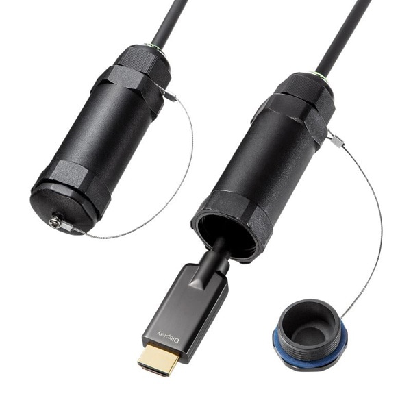 サンワサプライ ドラム付き光ファイバHDMIケーブル 8K対応 30m KM-HD20-UFBD30 1個（ご注文単位1個）【直送品】