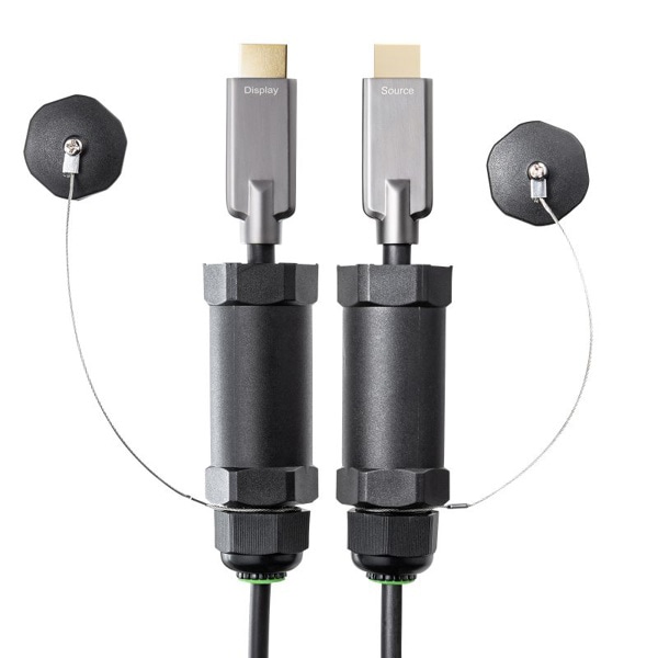 サンワサプライ ドラム付き光ファイバHDMIケーブル 8K対応 100m KM-HD20-UFBD100 1個（ご注文単位1個）【直送品】