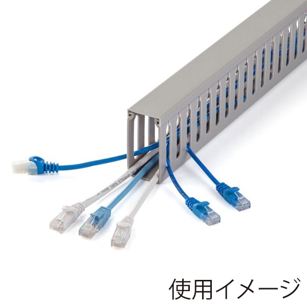 サンワサプライ 配線ダクト W33×H65×D1000mm CA-D31L 1個(ご注文単位1個)【直送品】