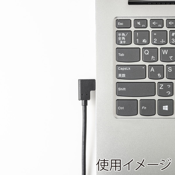 サンワサプライ USB TypeC(L型)-HDMI 変換アダプタ 4K/30Hz AD-ALCHD02L 1個(ご注文単位1個)【直送品】